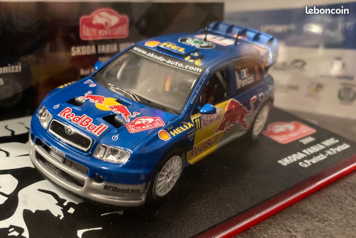 Skoda Fabia WRC Panizzi - Rallye Monte Carlo 2006 - IXO 1/43 - Réf RAM217