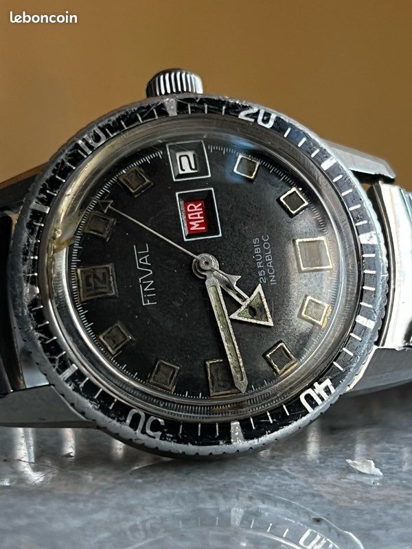 EDMA SKIN DIVER montre plongée vintage - 38 mm EUR 250,00 - PicClick FR