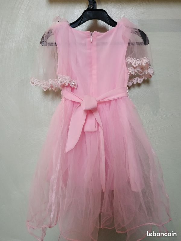 Robe de cérémonie rose - 3-4 ans (image 2)