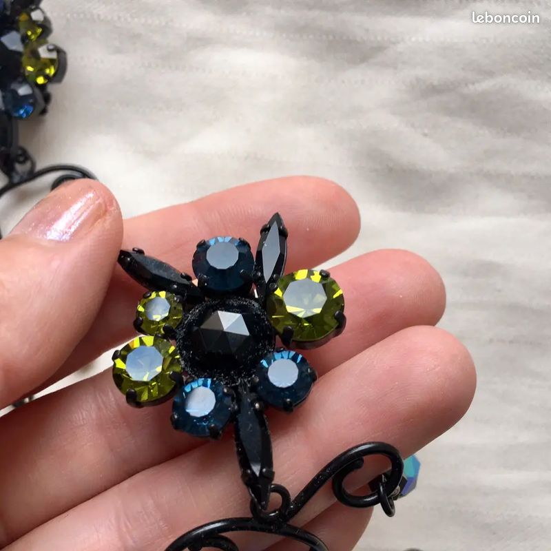 Boucles D'oreilles Vintage Philippe Ferrandis - Occasion, Fermoir Clips