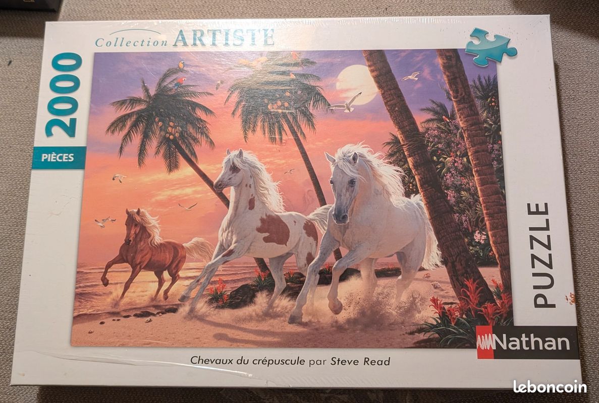Nathan - Puzzle 2000 p - Chevaux du crépuscule (image 2)