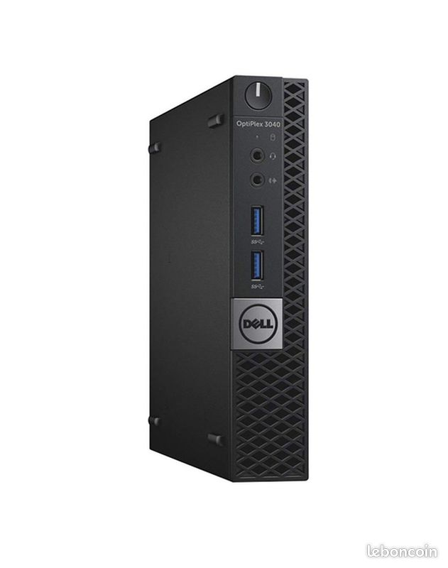Ordinateur Bureau DELL i3 7Gen W10 8GO SSD 128 GB + 500 SATA (image 4)