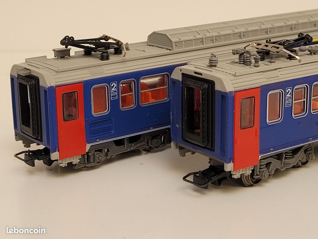 Train wagon N°8622 automotrice Z2 Jouef Ho (image 13)