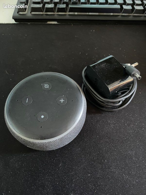 Enceinte Bluetooth Amazon Echo Dot 3rd gen gris (image 3)