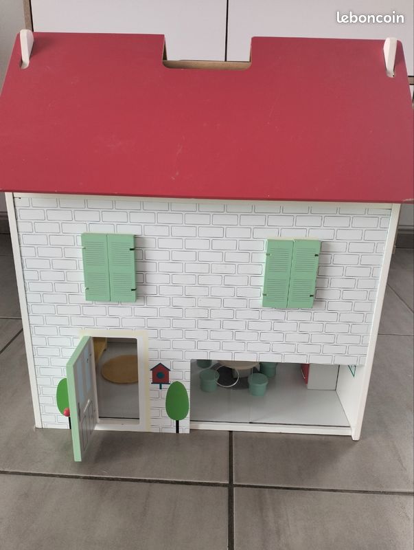 Maison poupée bois éclairé (image 4)