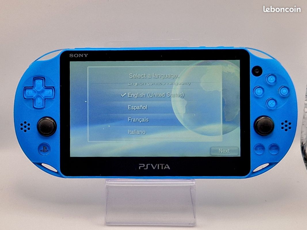 Console Sony PS Vita PCH-2000 Neuve – Couleur Aqua Blue – Boîte D'origine