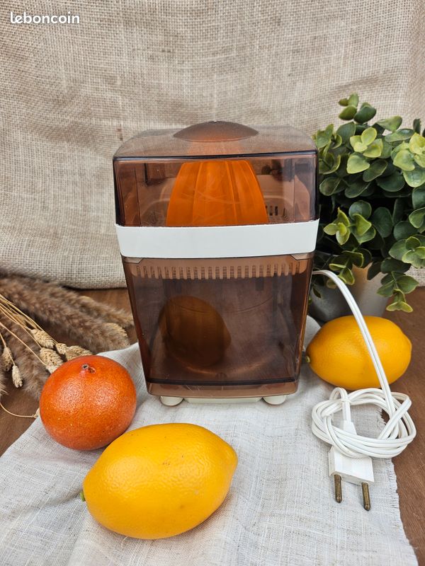 Presse agrumes électrique jaune Moulinex Vintage - Électroménager