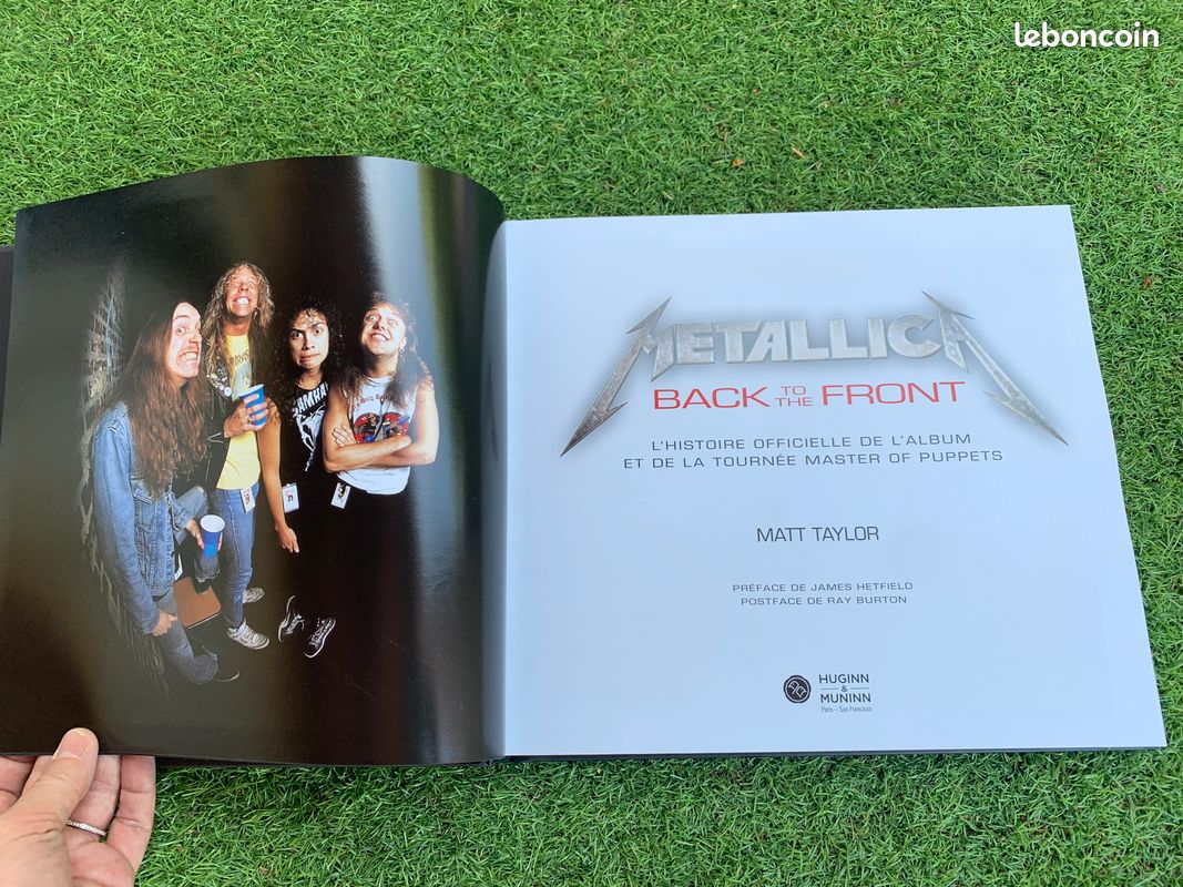 Livre relié Metallica - Back to the Front - 30e anniv Master of Puppets (image 2)