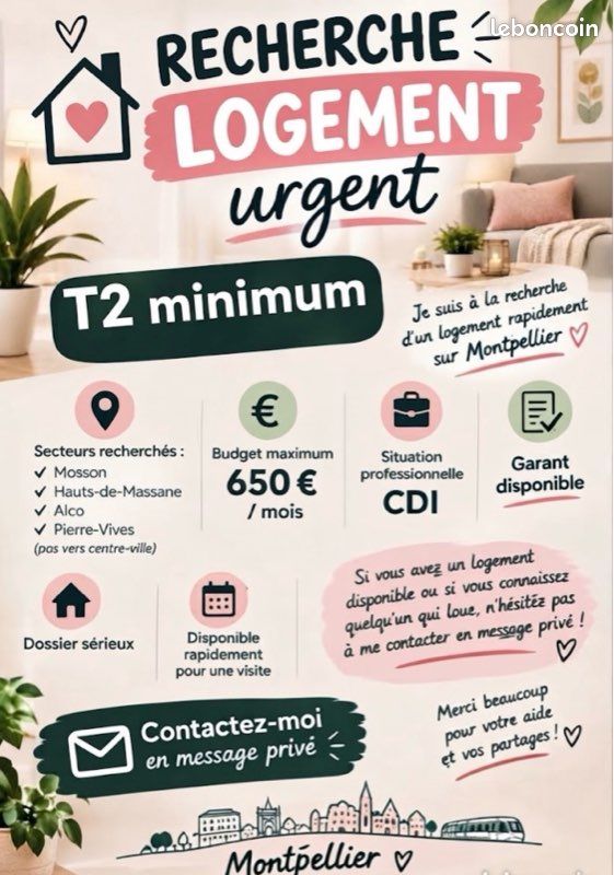Appartement 2 pièces 20 m² · à Montpellier · 20 m² · 650 €/mois