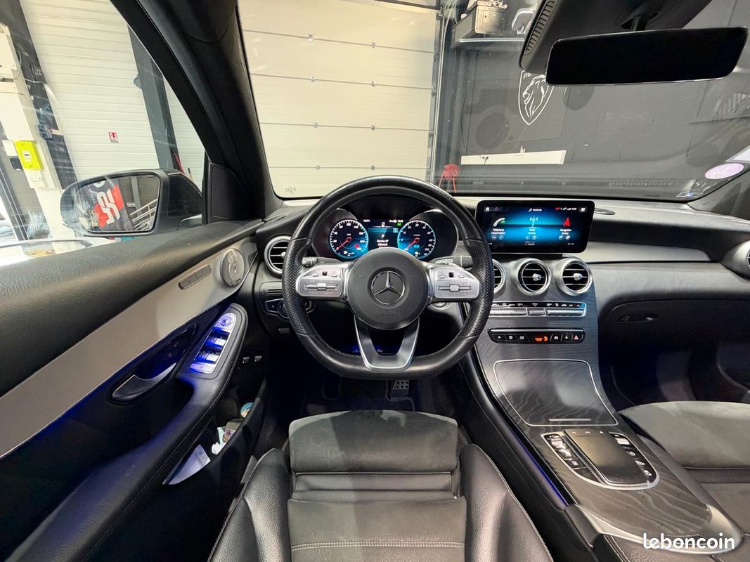 Mercedes Benz GLC COUPE 300 E 4MATIC 320 CV AMG LINE PHASE 2 TOIT OUVRANT - BURMESTER - (image 6)