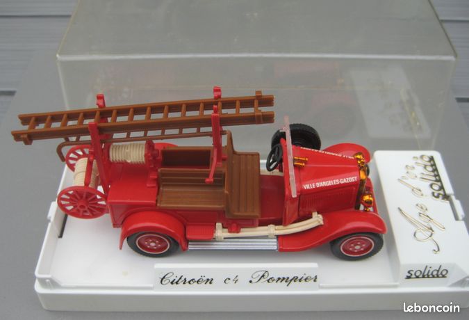 Dubray 1/43 – Citroën C4 1930 Sapeurs-Pompiers Lyon (Rouge, Collection, Occasion)