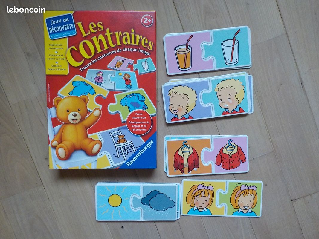 Jeu des contraires (2ans et plus) Etat neuf (image 1)