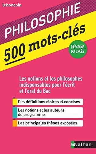 Philosophie 500 mots-clés (image 1)