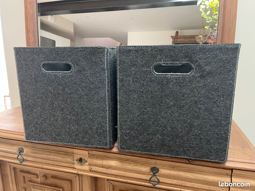 BLÄDDRA Rangement tissu, gris IKEA
