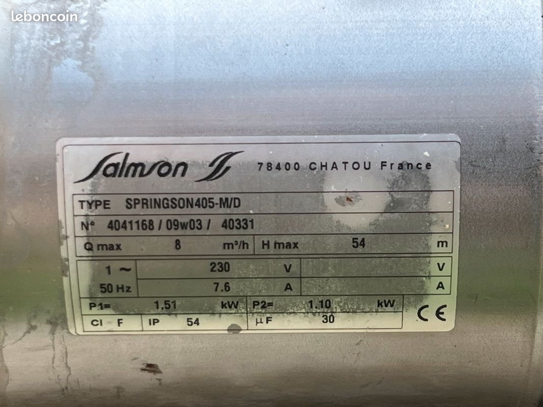 Pompe de surface SALMSON (image 4)