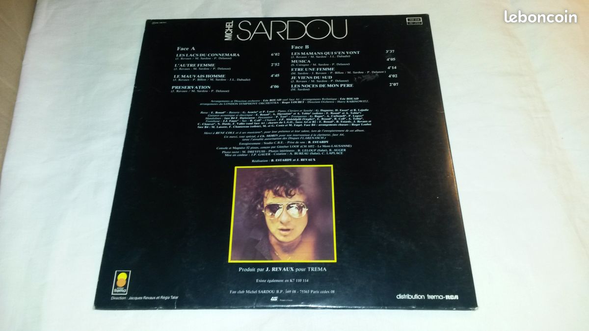 Lot de vinyles 33t et 45t SARDOU (image 8)