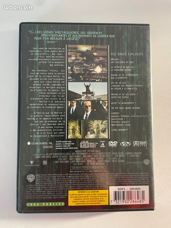 DVD Matrix Reloaded (image 2)