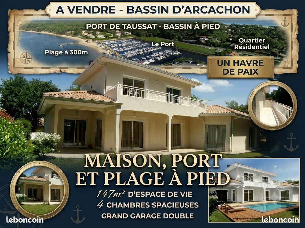 Maison 6 pièces 147 m² · à Lanton · 147 m² · 759 000 €
