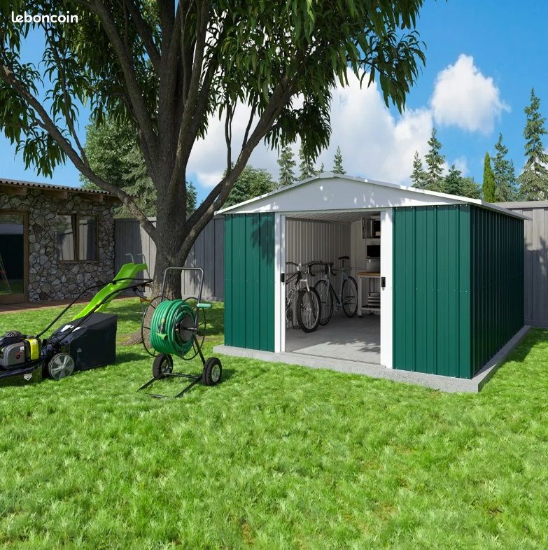 Abri jardin métallique 12,00 m² + kit ancrage (image 2)