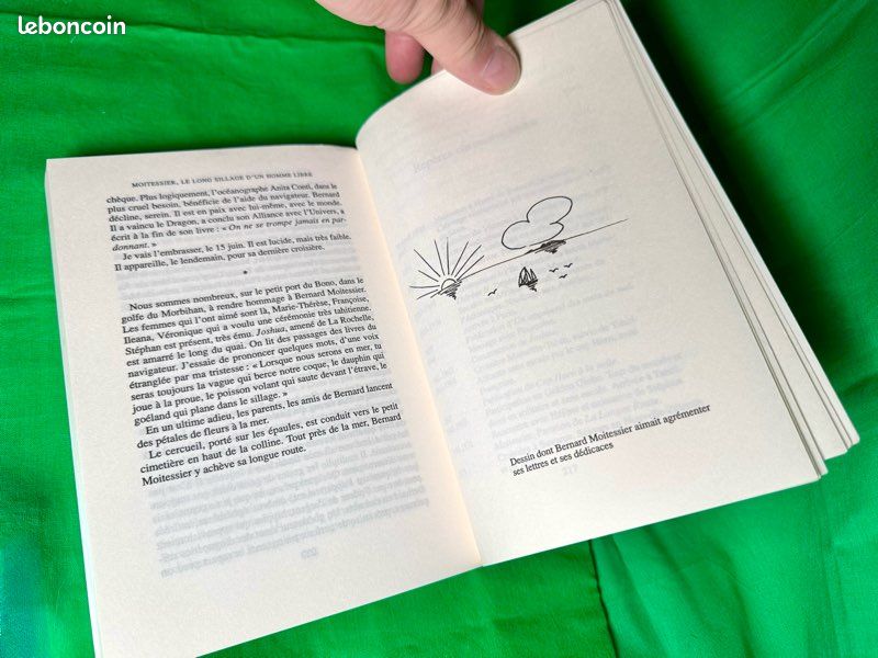 Livre biographie de Jean-Michel Barrault sur Moitessier : Le Long Sillage d’un homme libre en TBE (image 14)