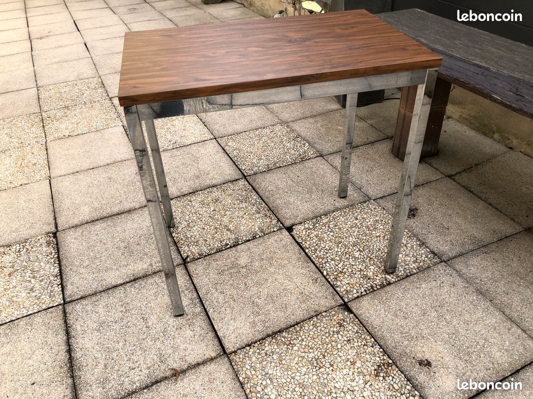 Console vintage chrome sansen design table décoration (image 3)