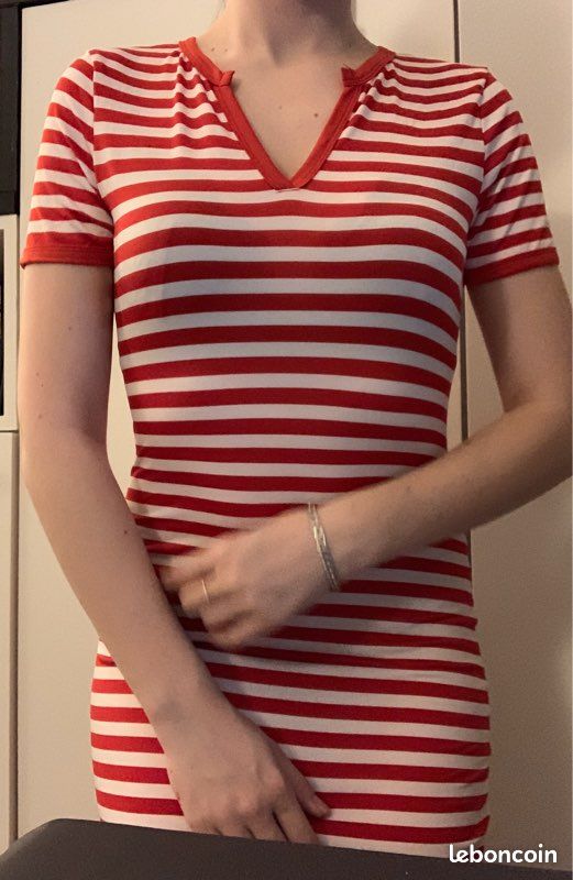 Jolie robe à rayures (image 1)
