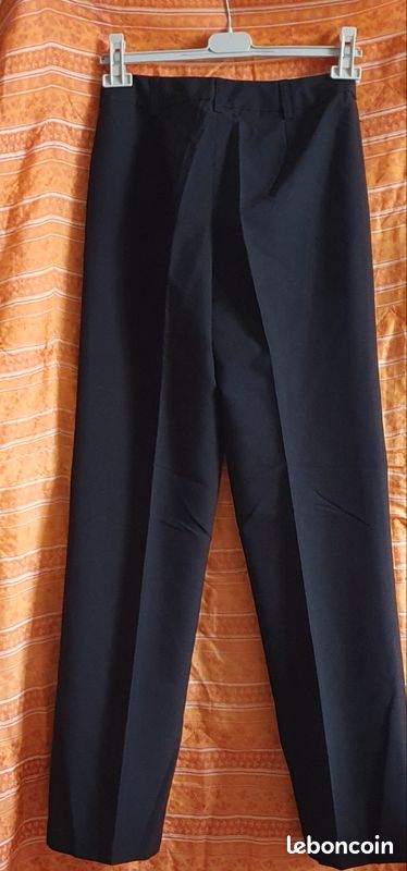 Pantalon noir polyester taille 32 (image 1)