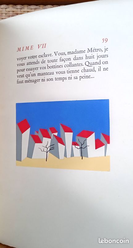Mimes d' Hérondas Traduit J. Dyssord (image 4)