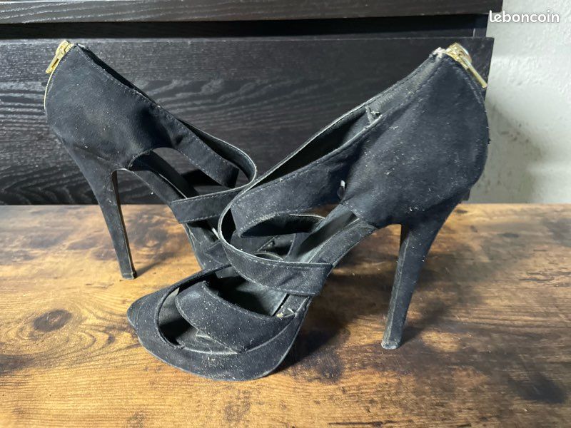 Talons noir ouverts Pimkie (image 1)