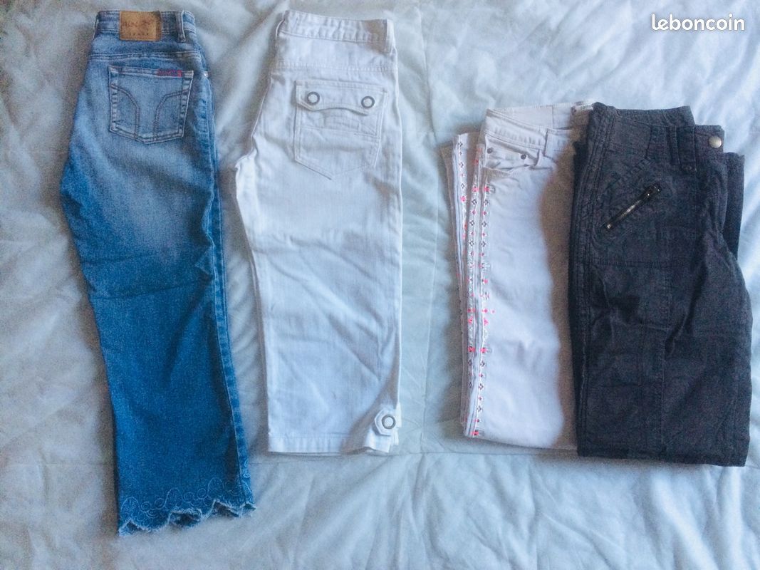 Lot pantalons et pantacourt femme T.36 * joyce (image 3)