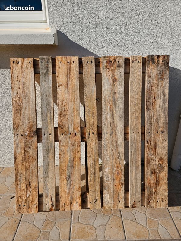 Palette bois 1m x1m x 14cm – bon état (image 2)