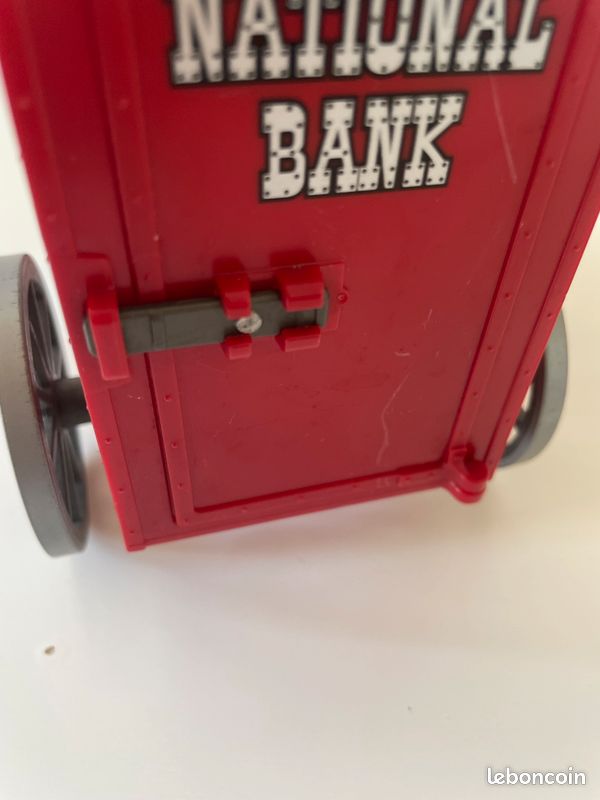 Playmobil 3037 Fourgon Blindé National Bank Western Sudiste - Très Bon État