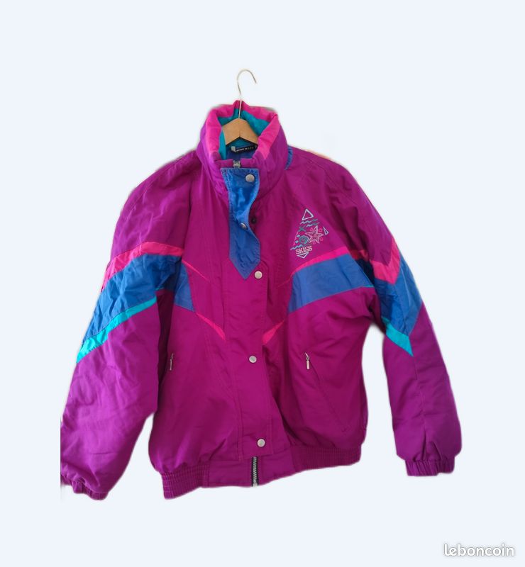 Veste manteau de ski vintage taille 40 (image 1)