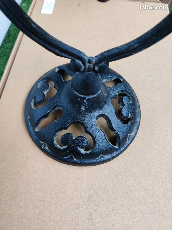 Clochette de jardin en métal sur pied Motif chien (image 3)