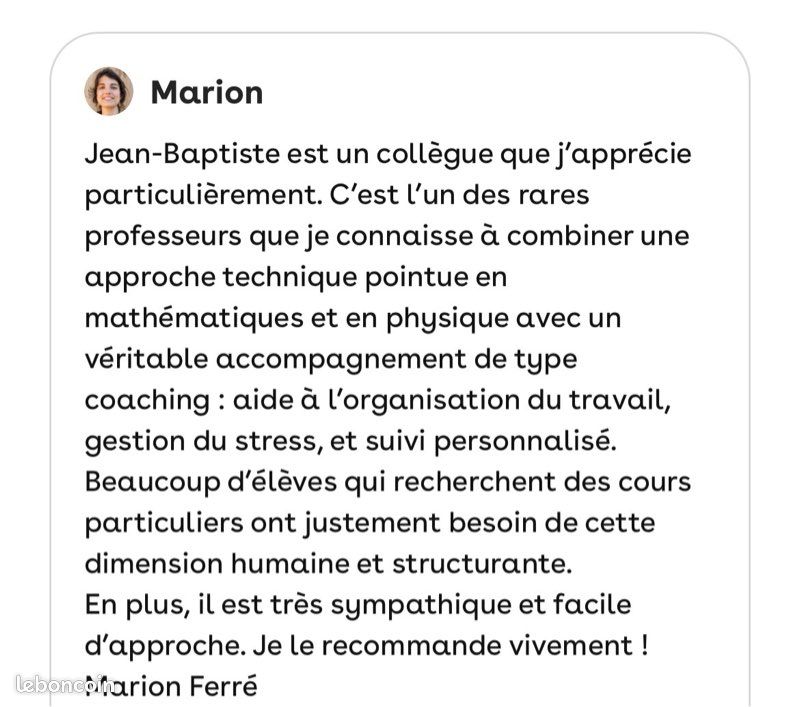 Superprof Maths école commerce,fac,lycée en ligne 10 ans XP (image 2)