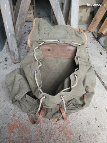 Petite sangle à paquetage Armée Française boucle fer étamée Indochine/ Algérie NEUVE