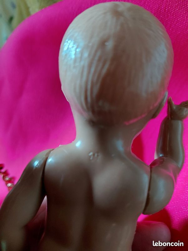 Poupon Petitcollin Tête Aigle Yeux Sulfure – Poupée Ancienne Celluloïd Brocante