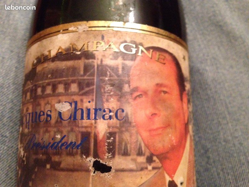 Bouteille de champagne Jacques Chirac 1995 (image 2)