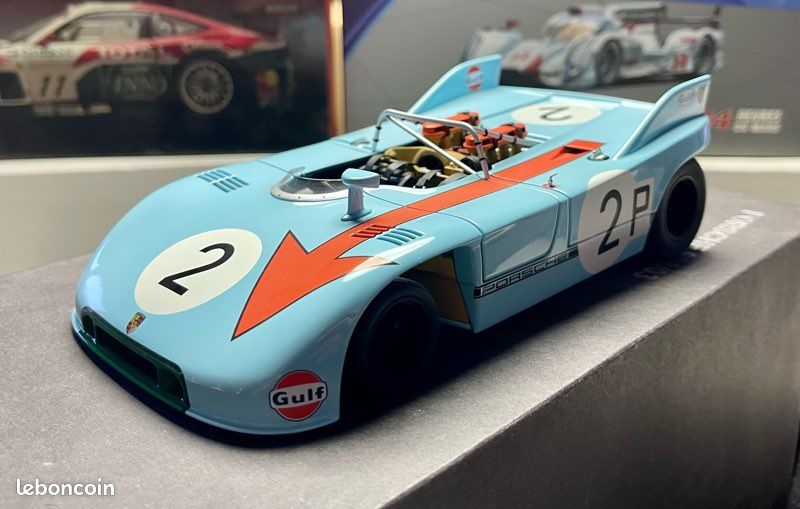 Miniature 1/18 auto art signature Porsche 908/03 Nürburgring 1971 Bell/ Siffert N2 Gulf réf87173 (image 2)