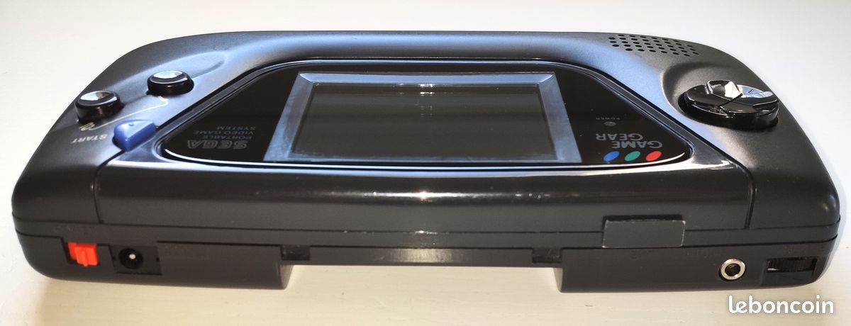 Console Sega Game Gear (Noire) + 1 Jeu - Non Testée, Vendue En L'état (Occasion)