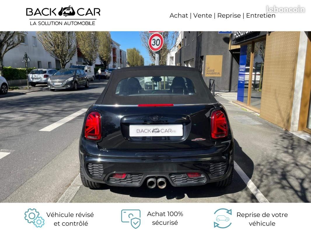 Mini F57 Cabriolet 231 ch John Cooper Works PRO BVA6 - 2P / LIGNE JCW AFFICHAGE TETE HAUTE SIEGES... (image 31)