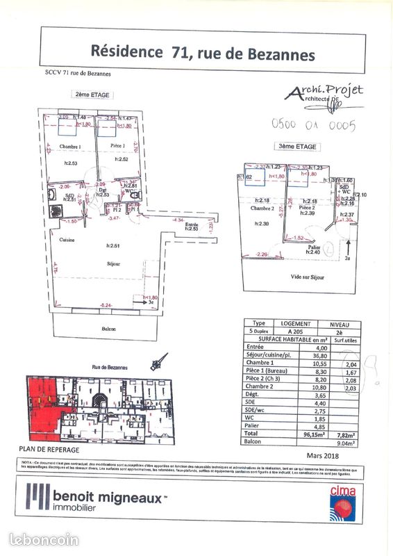 Appartement 6 pièces 97 m² · à Reims · 97 m² · 1 074 €/mois