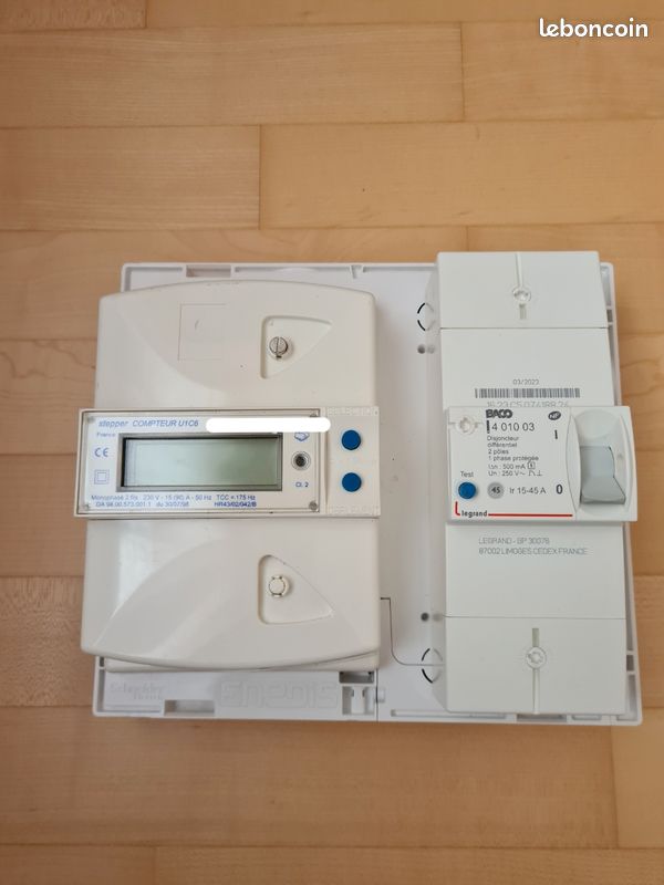 Platine compteur disjoncteur monophasé 230v (image 1)