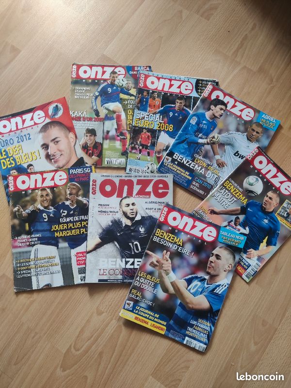 8 magazines Onze foot Benzema (image 1)