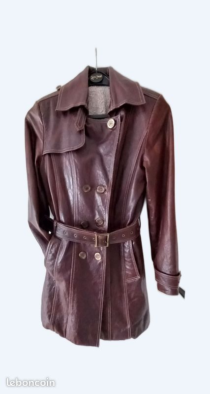 A vendre veste cuir 3/4 (image 1)