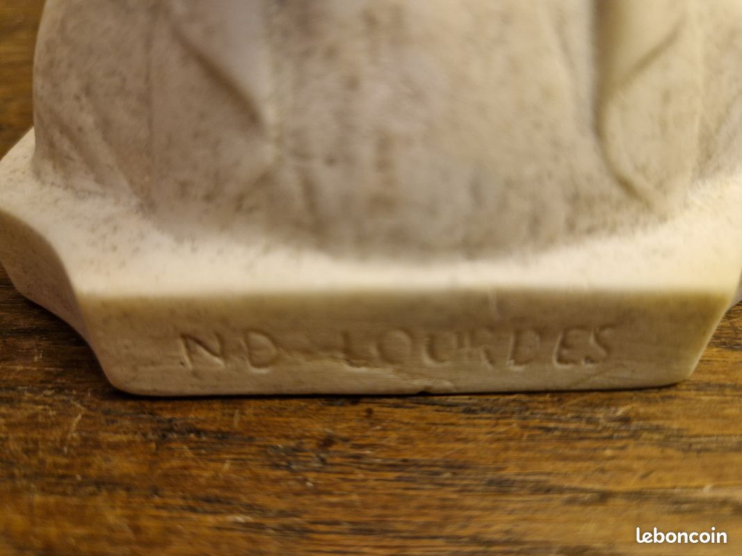 Buste en platre ND de Lourdes (image 3)