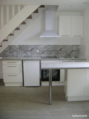 Duplex avec courette et jardin
