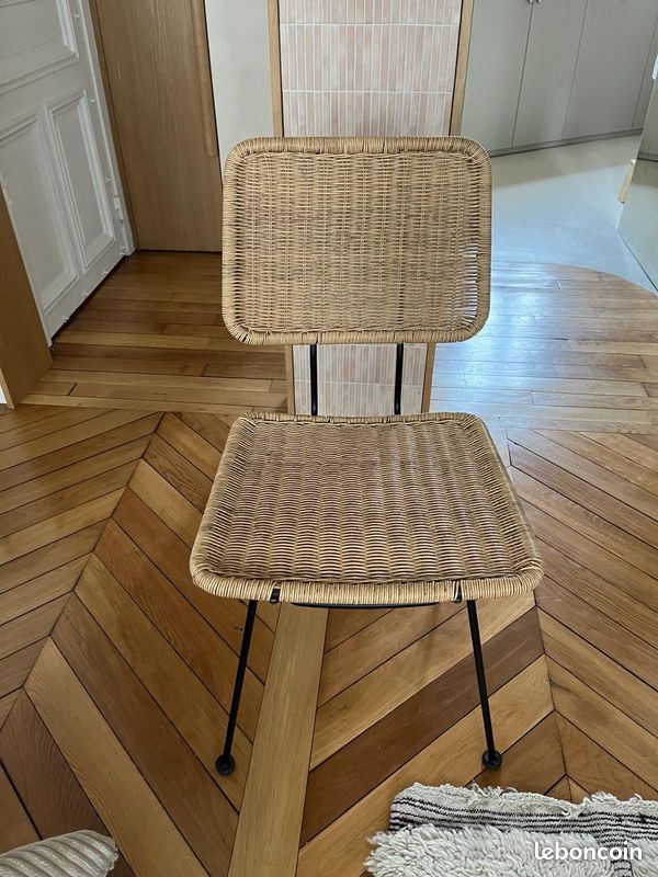 2 chaises naturelles (image 1)