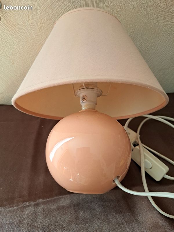 Petite lampe de chevet Vintage orange (image 3)