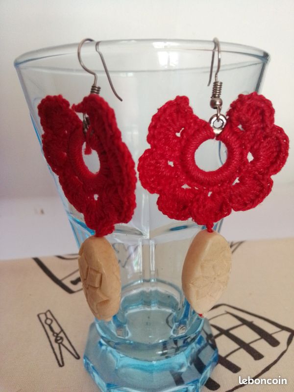 Boucles d'oreilles fait main (image 3)